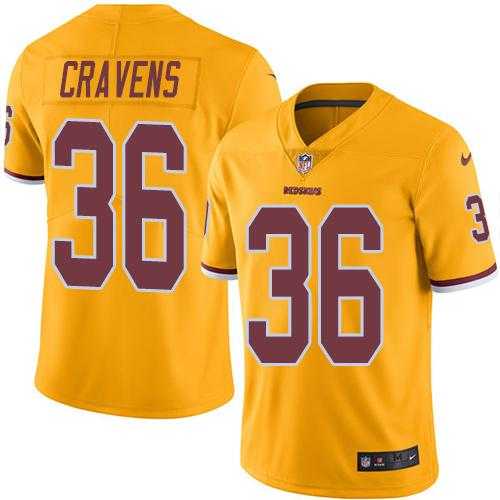 Nike Men & Women & Youth Redskins 36 Su'a Cravens Gold Color Rush Limited Jersey,We sell and wholesale Nike Men & Women & Youth Redskins 36 Su'a Cravens Gold Color Rush Limited Jersey on line form chian!
